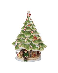 Villeroy & Boch Christmas Toys Memory Spieluhr Großer Tannenbaum mit Kindern