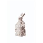 Hutschenreuther Hasenfreunde Figur Hasenfrau mit Eiern weiß