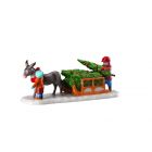 Hutschenreuther Figur Esel mit Schlitten 2019 Weihnachtsmarkt