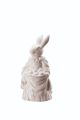 Hutschenreuther Hasenfreunde Figur Hasenfrau mit Eiern weiß