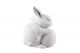 Hutschenreuther Hase mit Ei 10 cm weiß